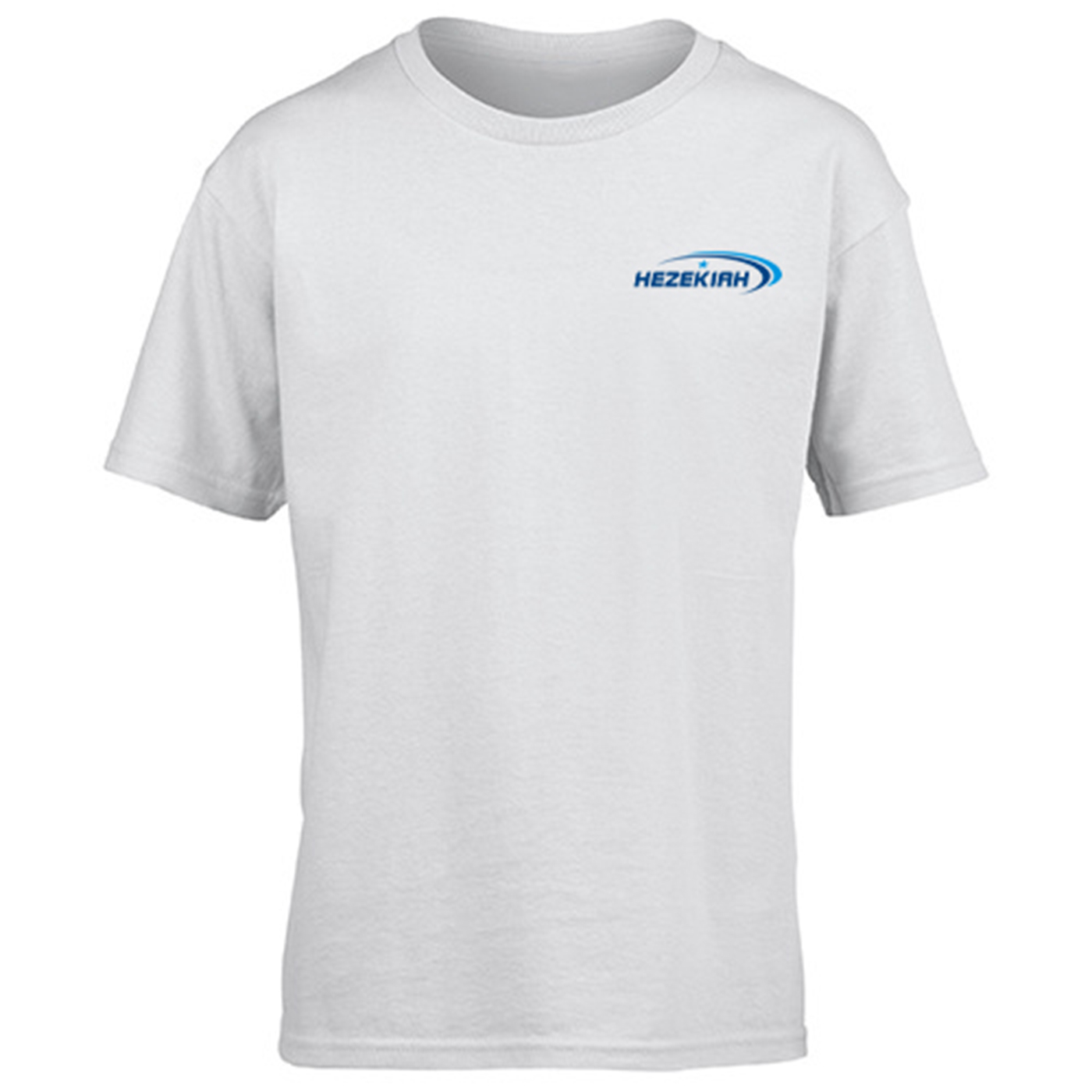 Youth White Short-Sleeved T-shirt