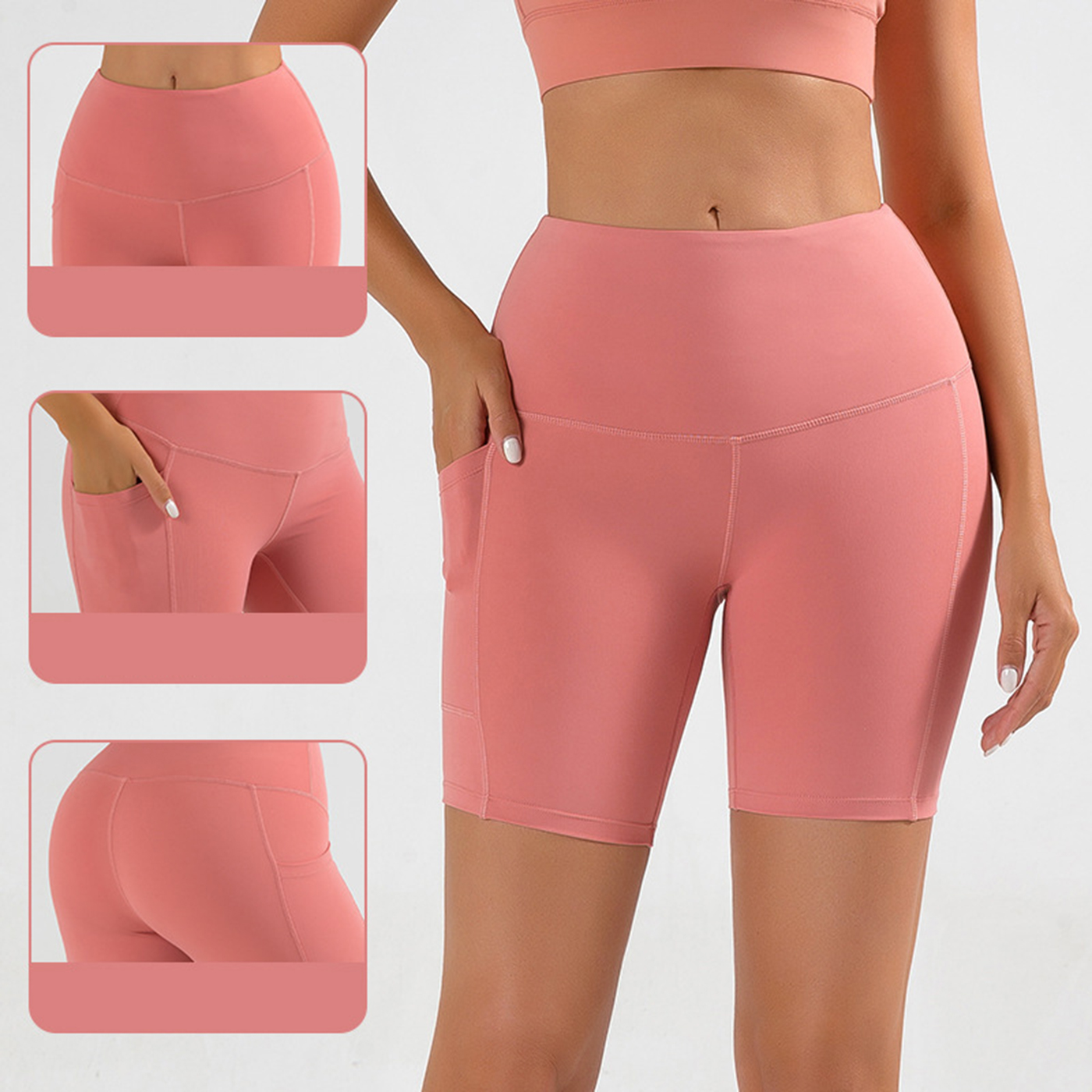 High Waist Sport Legging Shorts2