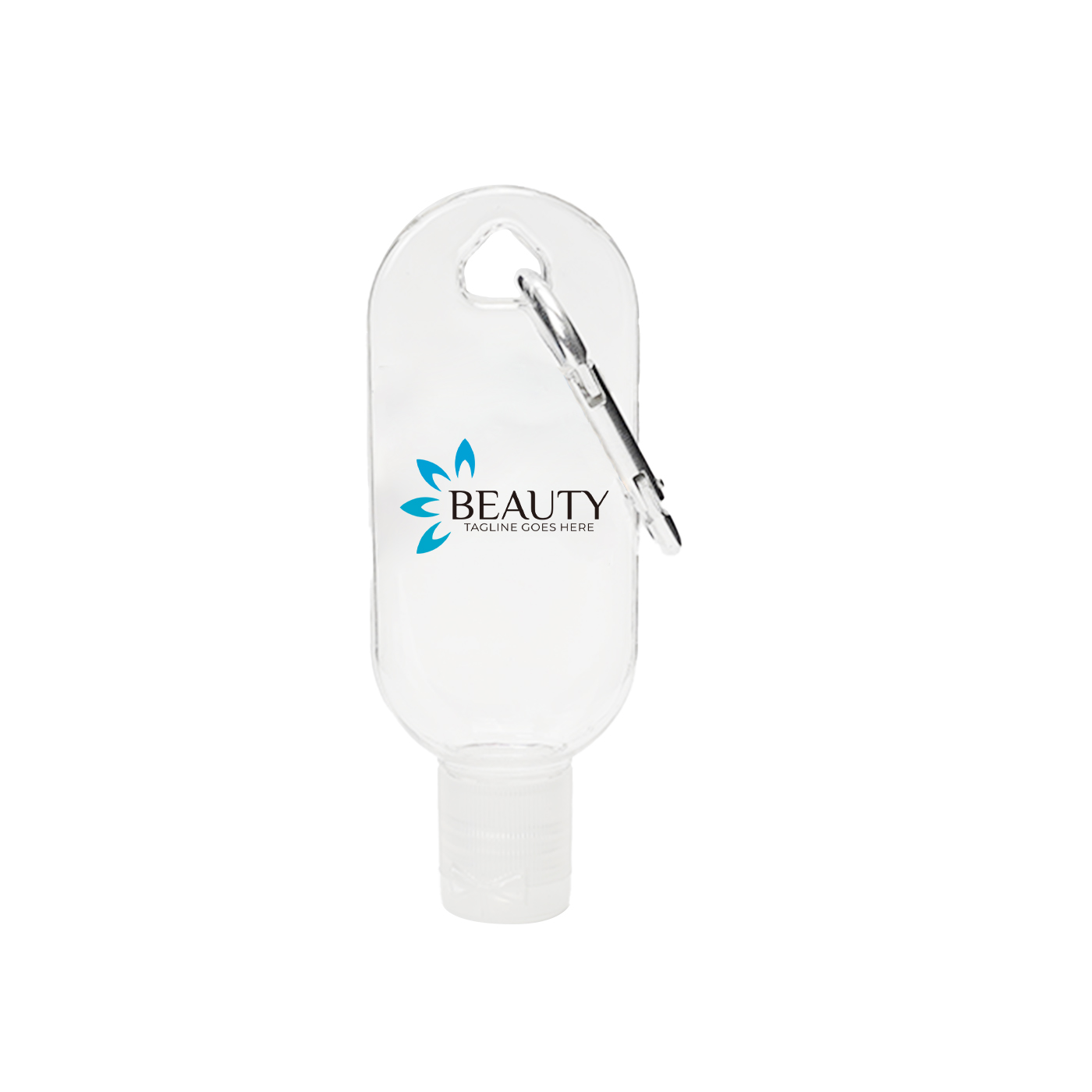 30ml Händedesinfektionsgelflasche mit Karabiner
