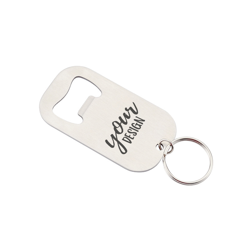 Engraved Stainless Steel Bottle Opener Keychain1