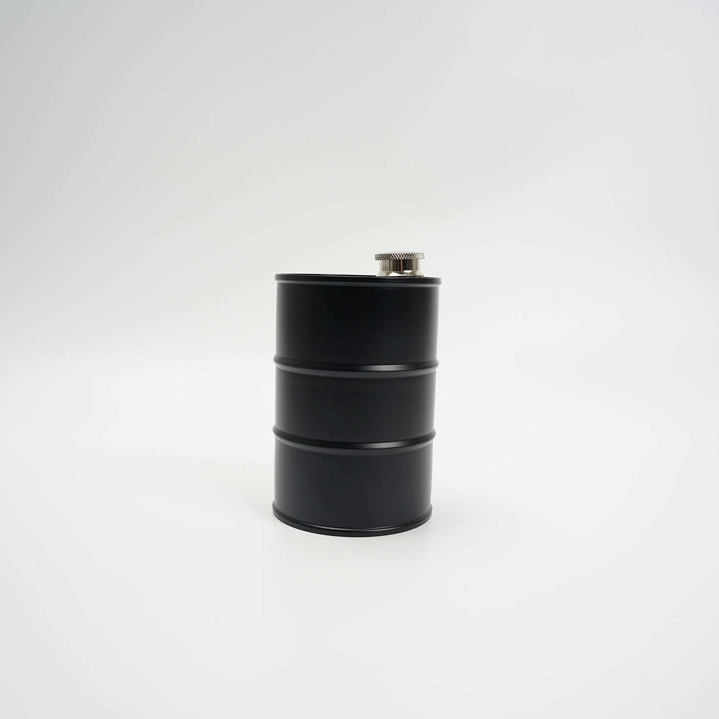 25 oz. Stainless Steel Oil Drum Flask2