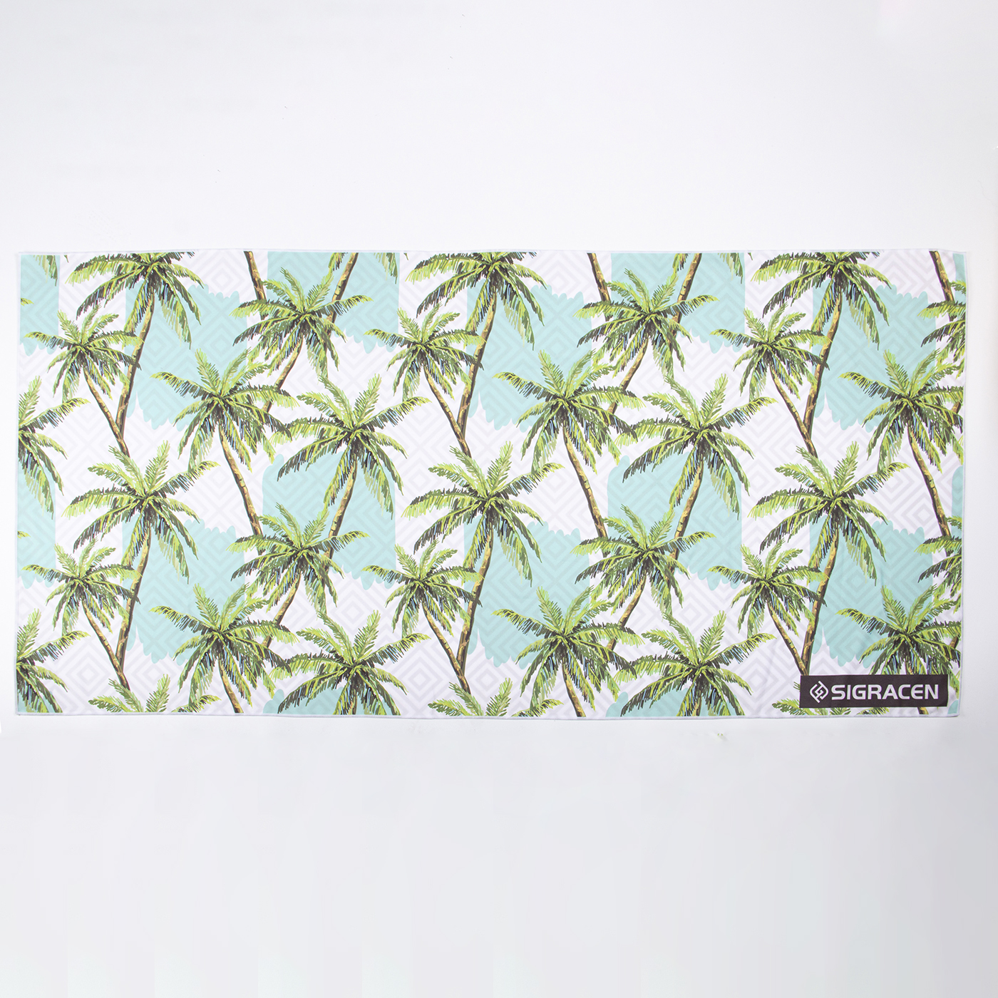 Double Side Print Beach Towel With Pouch3