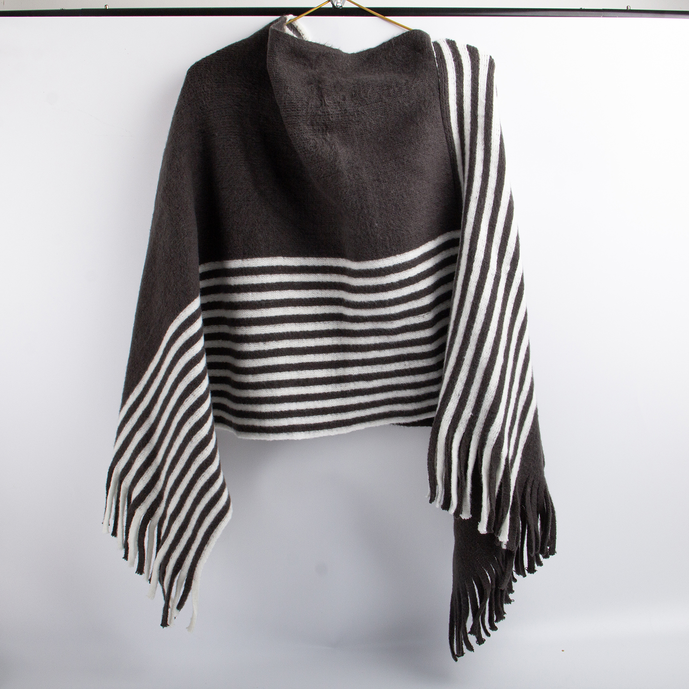 Women Cotton Pullover Poncho3