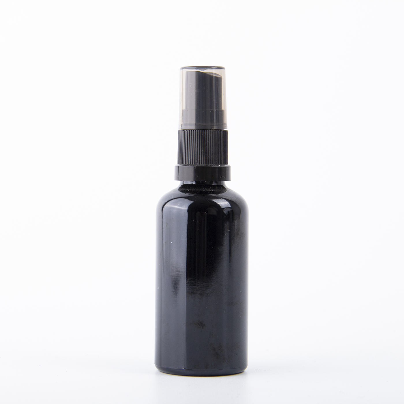 2 oz. Black Glass Spray Bottle2