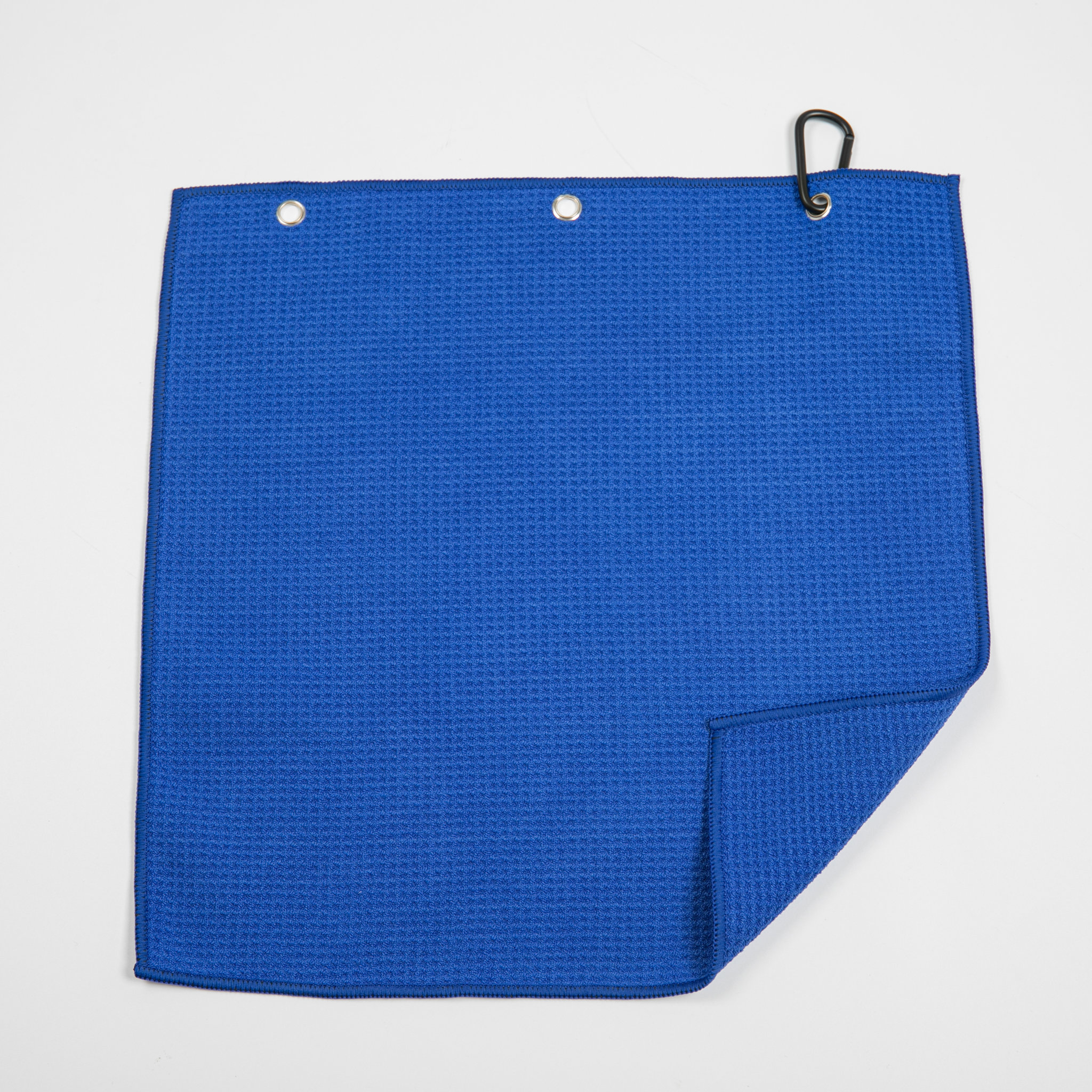 Waffle Golf Towel With Carabiner2