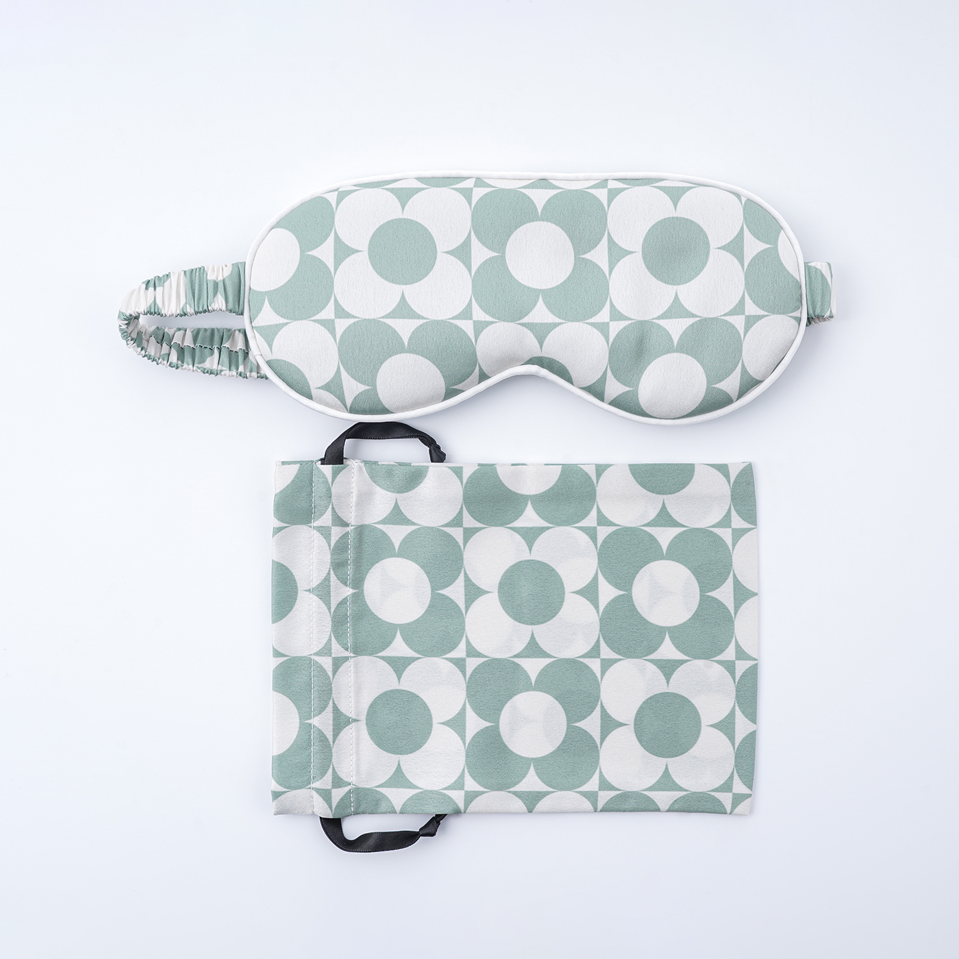 Simulation Silk Eye Mask With Drawstring Bag1