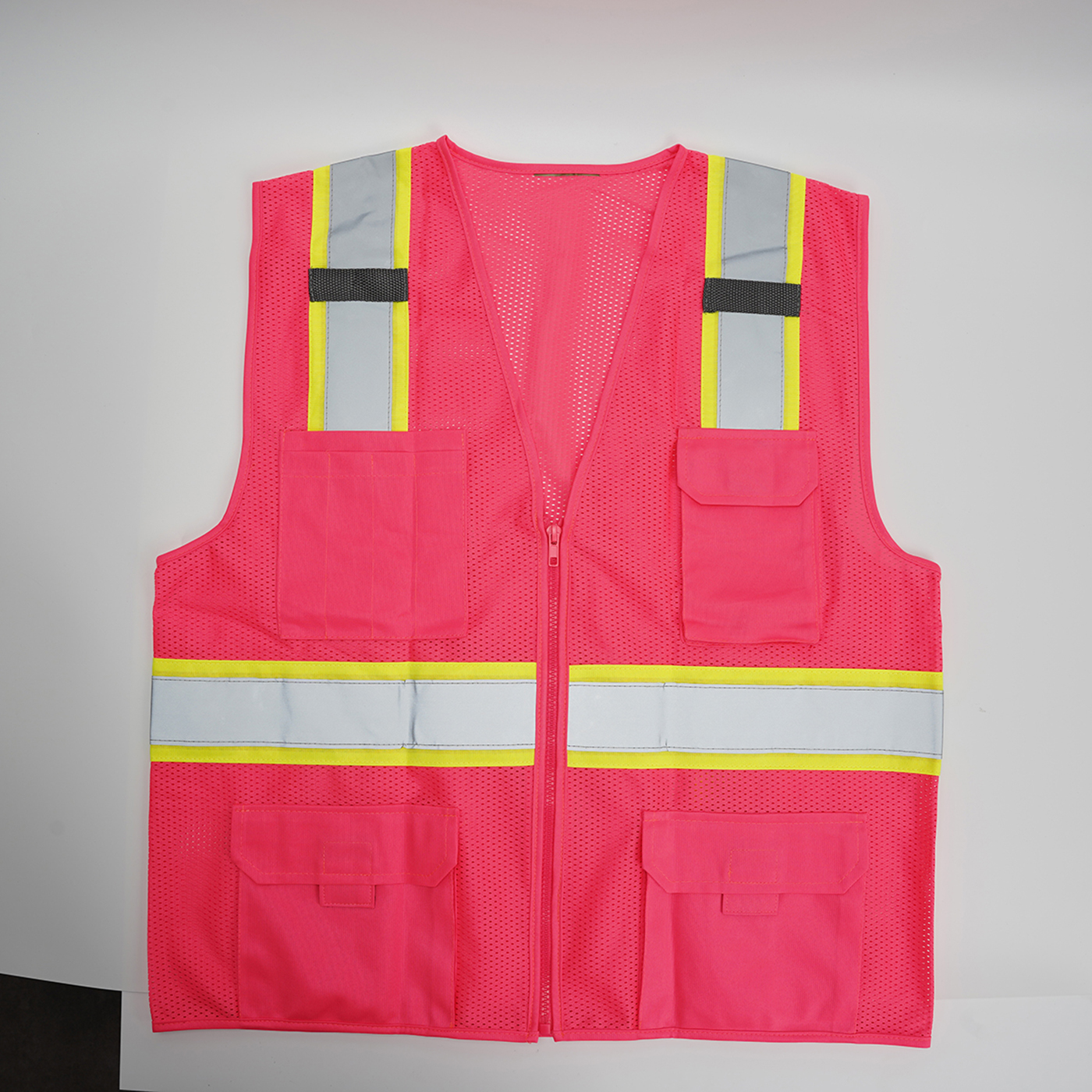 Multi-pocket Safety Reflective Vest3