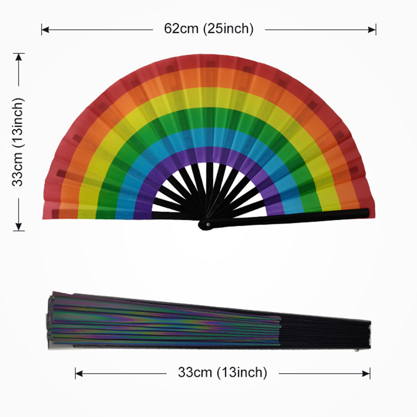 Customized Fluorescent Hand Fan2