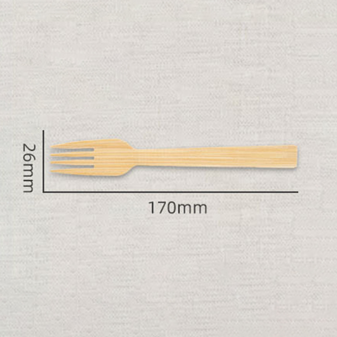 Biodegradable Disposable Bamboo Fork2