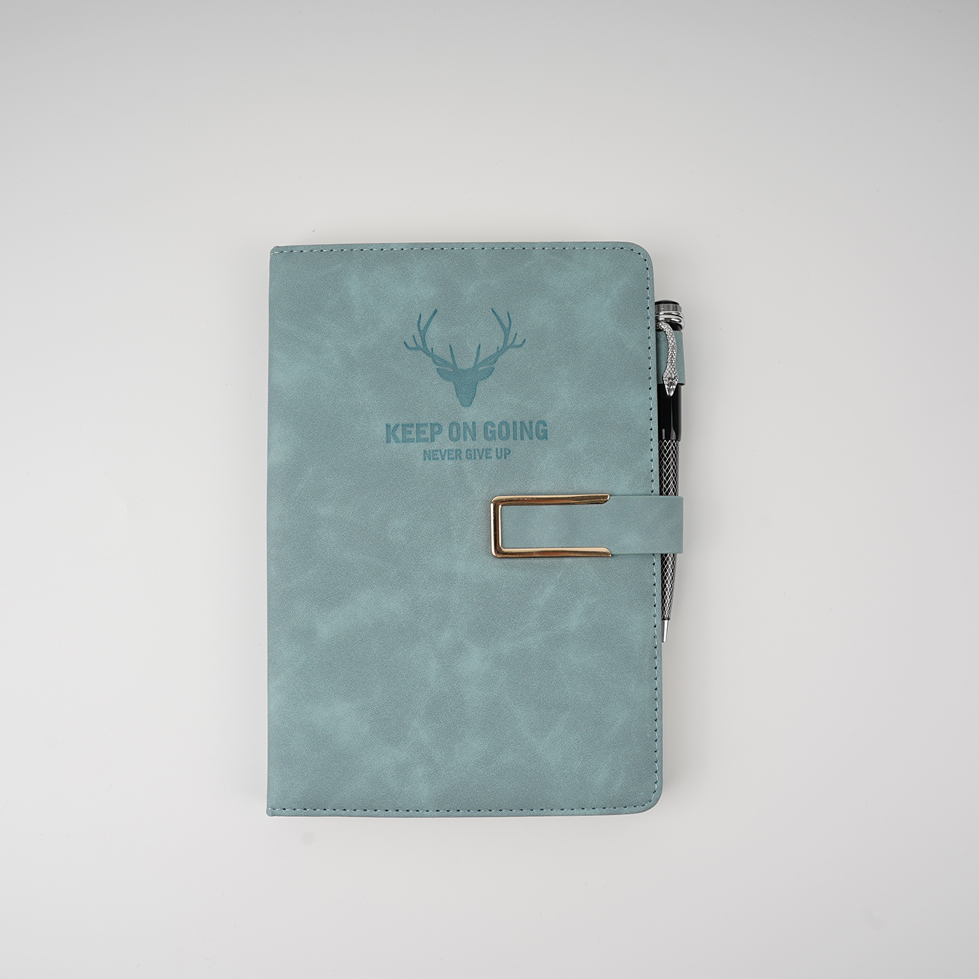 A5 Notebook With Metal Rim Magnetic Buckle4