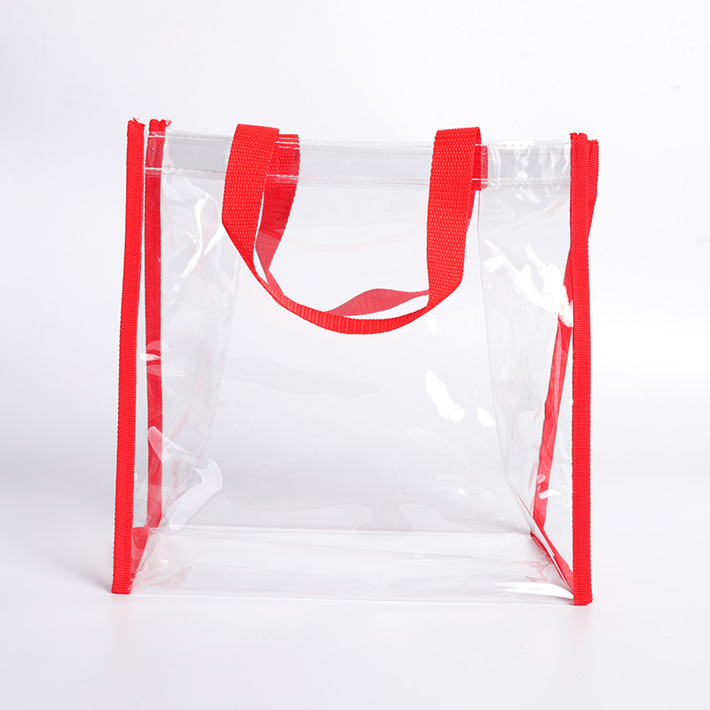 Custom PVC Clear Tote Shopping Bag2