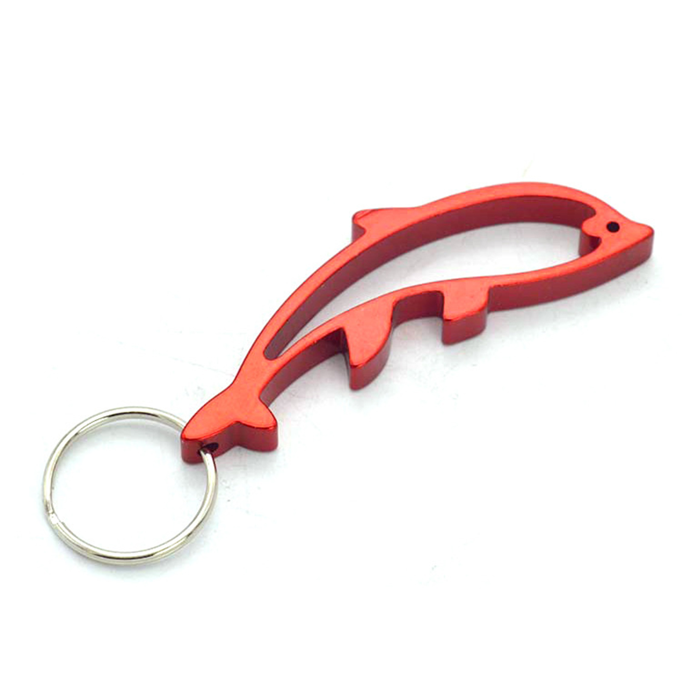 Hollow Dolphin Bottle Opener With Keychain