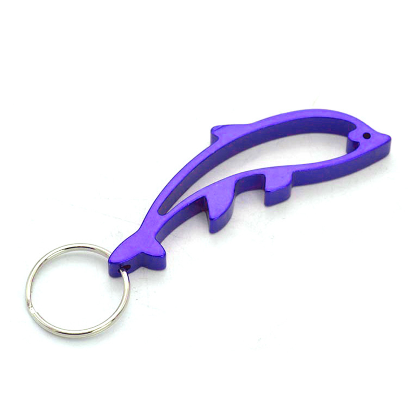 Hollow Dolphin Bottle Opener With Keychain1