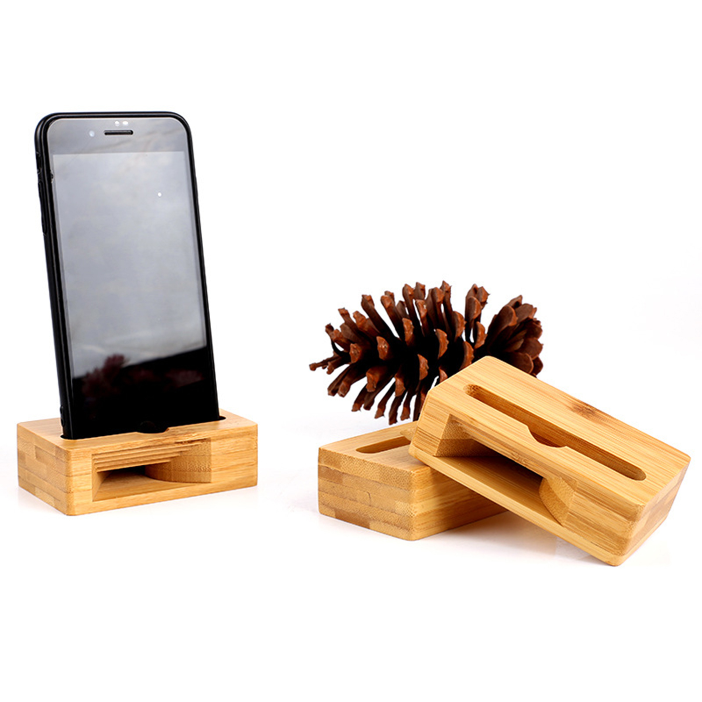 Telefonverstärkerständer, Holz