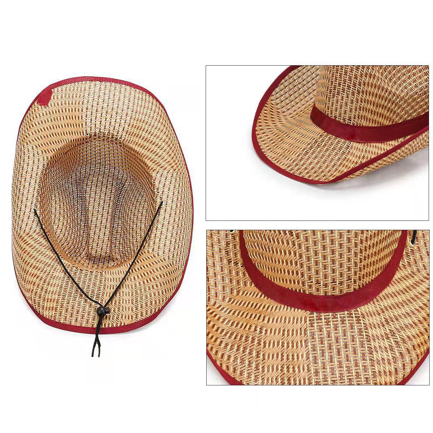 Custom Shapeable Cowboy Straw Hat2