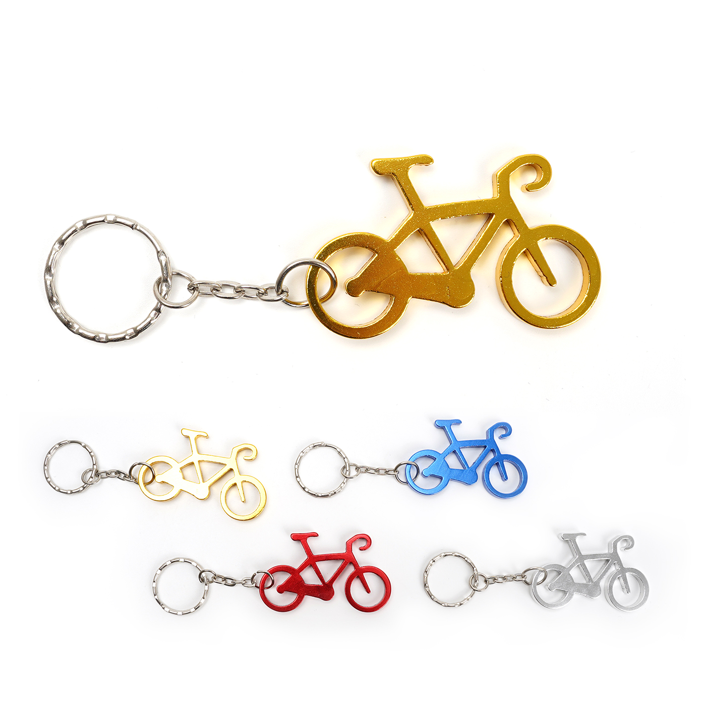 Bike Shaped Bottle Opener Keychain1