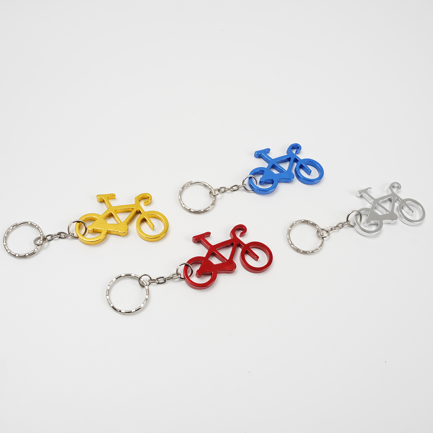 Bike Shaped Bottle Opener Keychain2