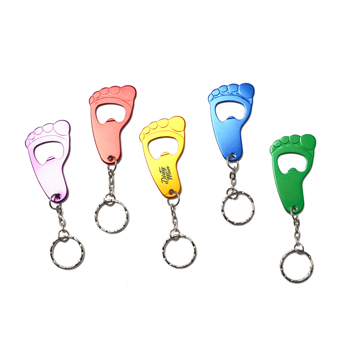 Promotional  Foot Shape Bottle Opener Keychain1