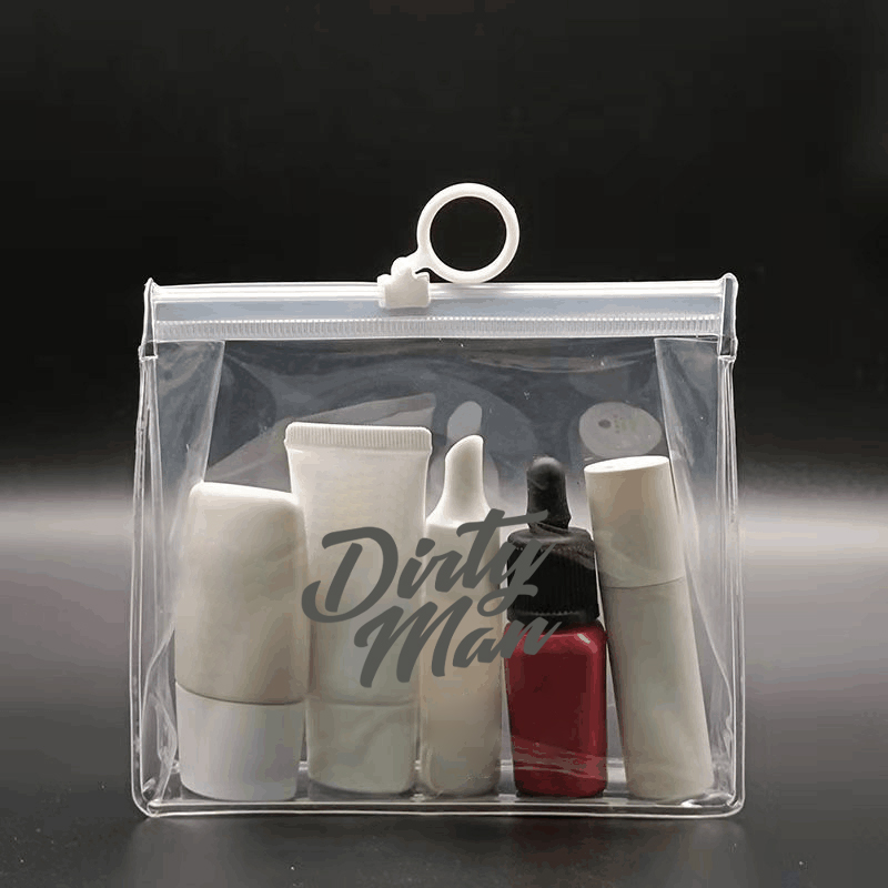 Custom Transparent Cosmetic Slide Zipper Bag