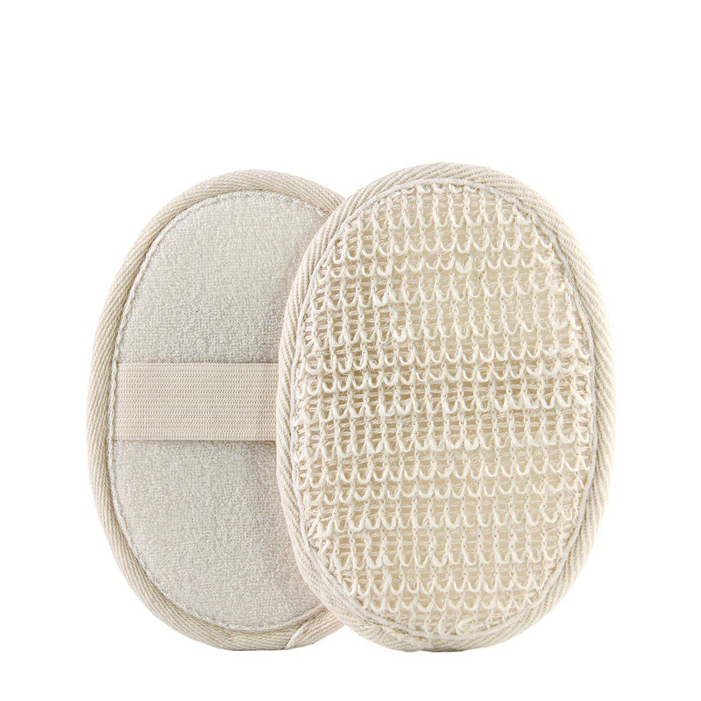 Natural Cotton Linen Bath Sponge Pad