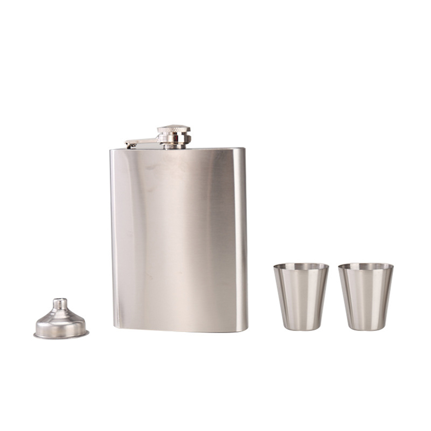 Personalized 7 oz. Hip Flask Gift Set2