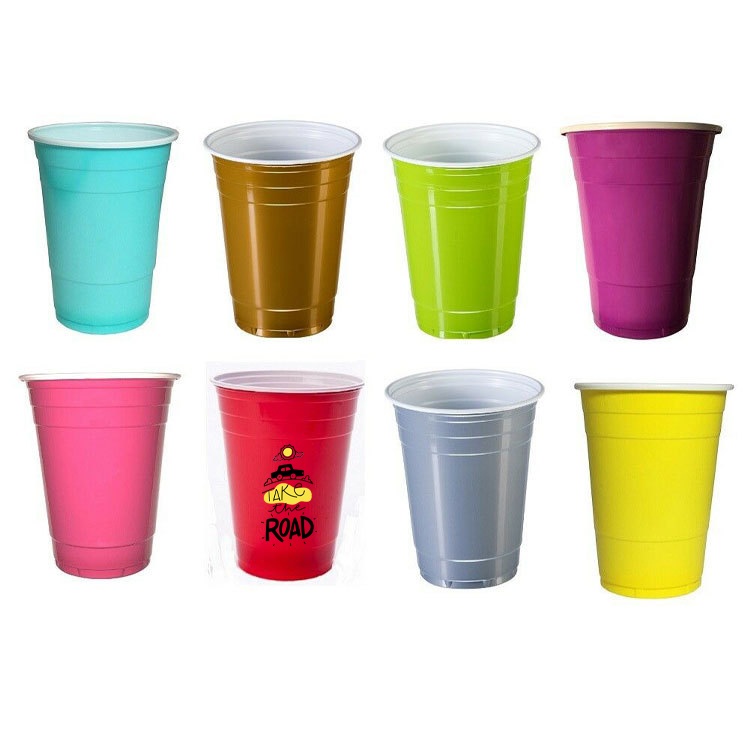 Custom 16 oz. Disposable Beer Pong Party Cups1