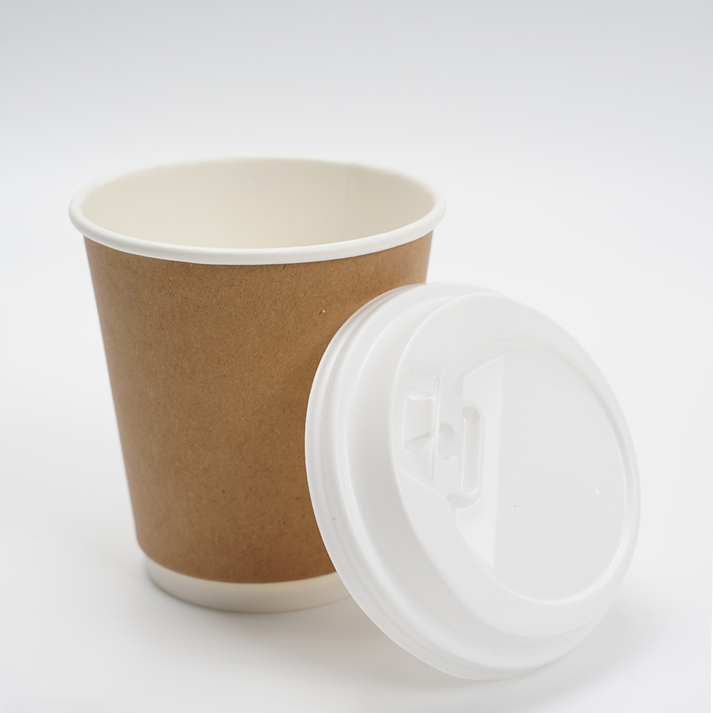 Double Kraft Paper Cup With Lid3