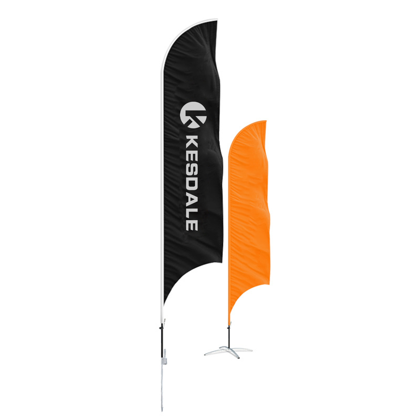 Banner für Klingenveranstaltungen, Messerform, Werbung