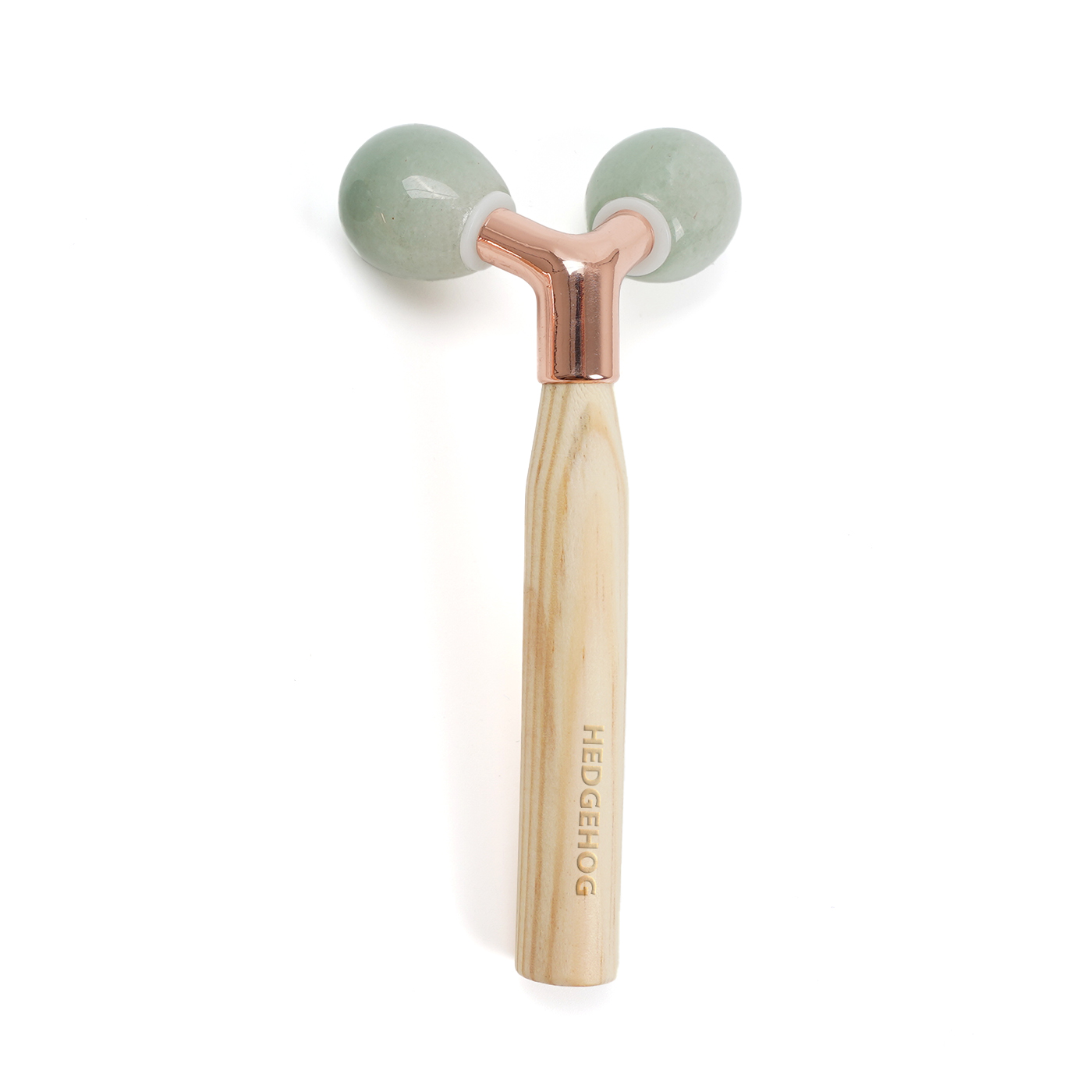 Tanglin Jade Roller Beauty Massager With Wood Handle