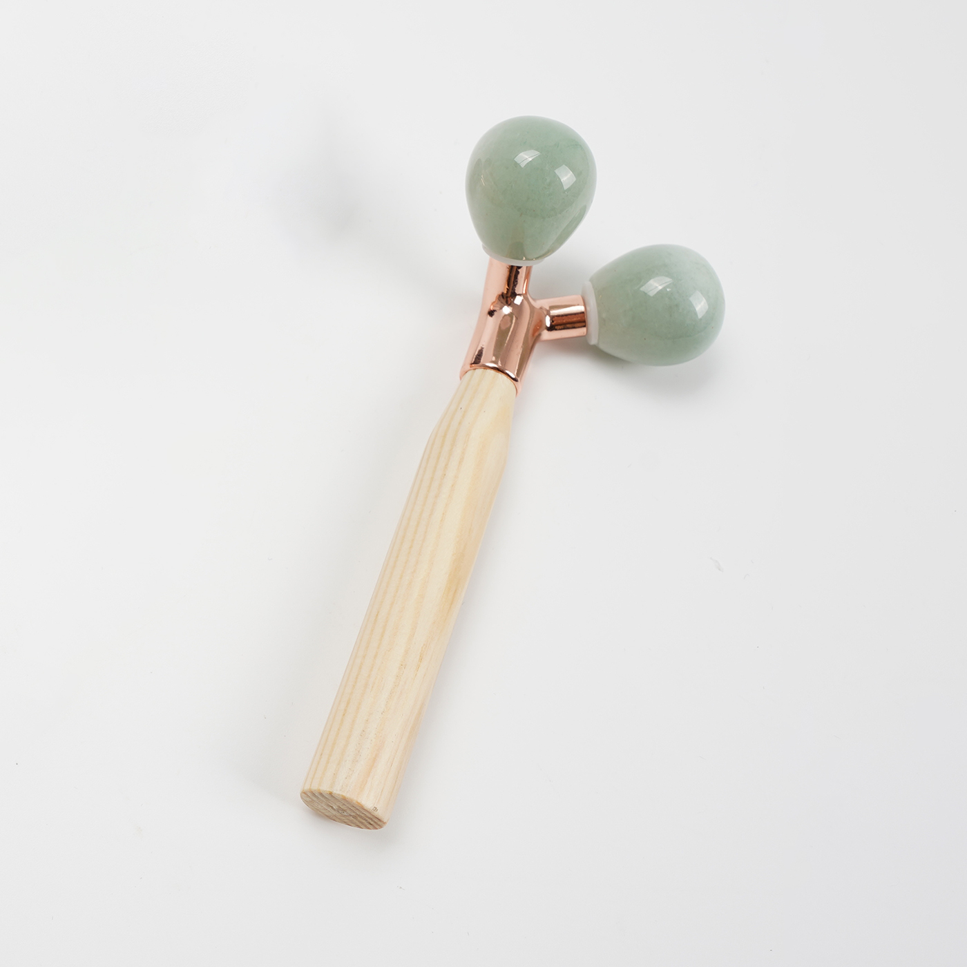 Tanglin Jade Roller Beauty Massager With Wood Handle2