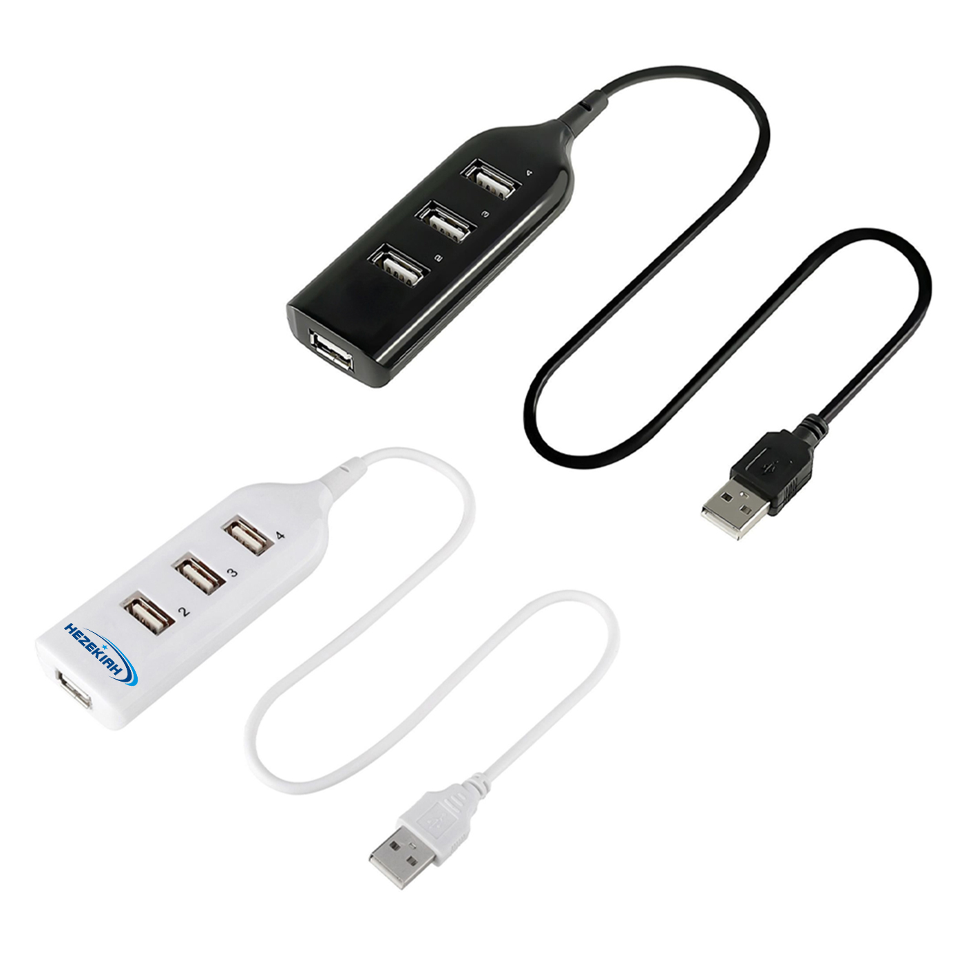 Custom 4 Port USB 2.0 External HUB Adapter