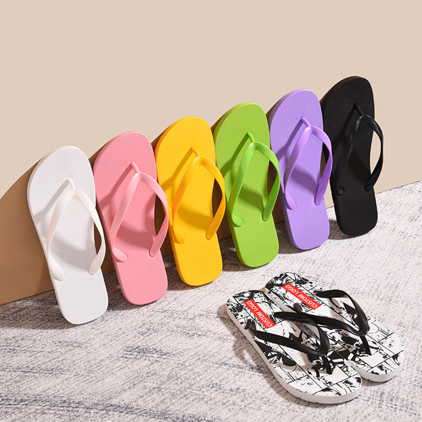 Summer Men Flat Slippers 1