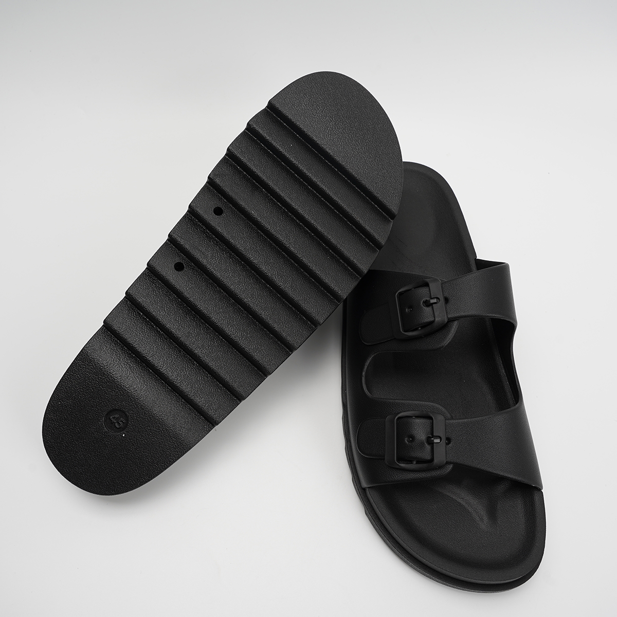 Custom Double Buckle Slippers3