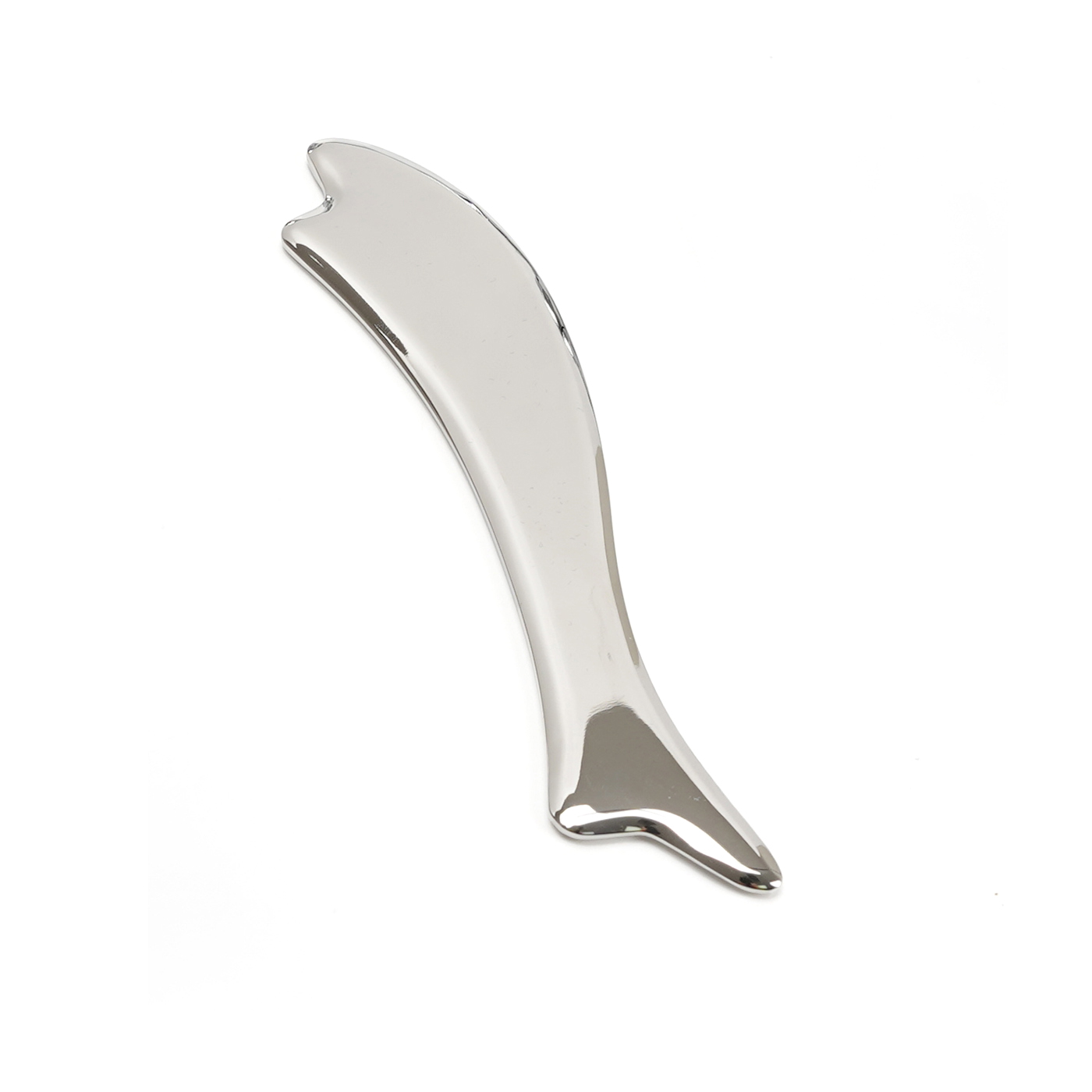 Gua Sha Massage, Metall, Fischform
