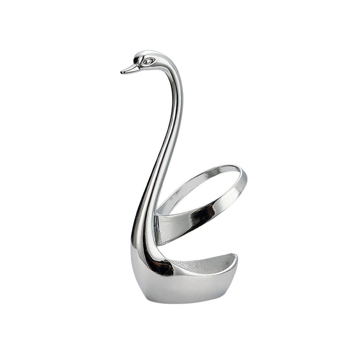 Metal Swan Base Holder Spoon Organizer