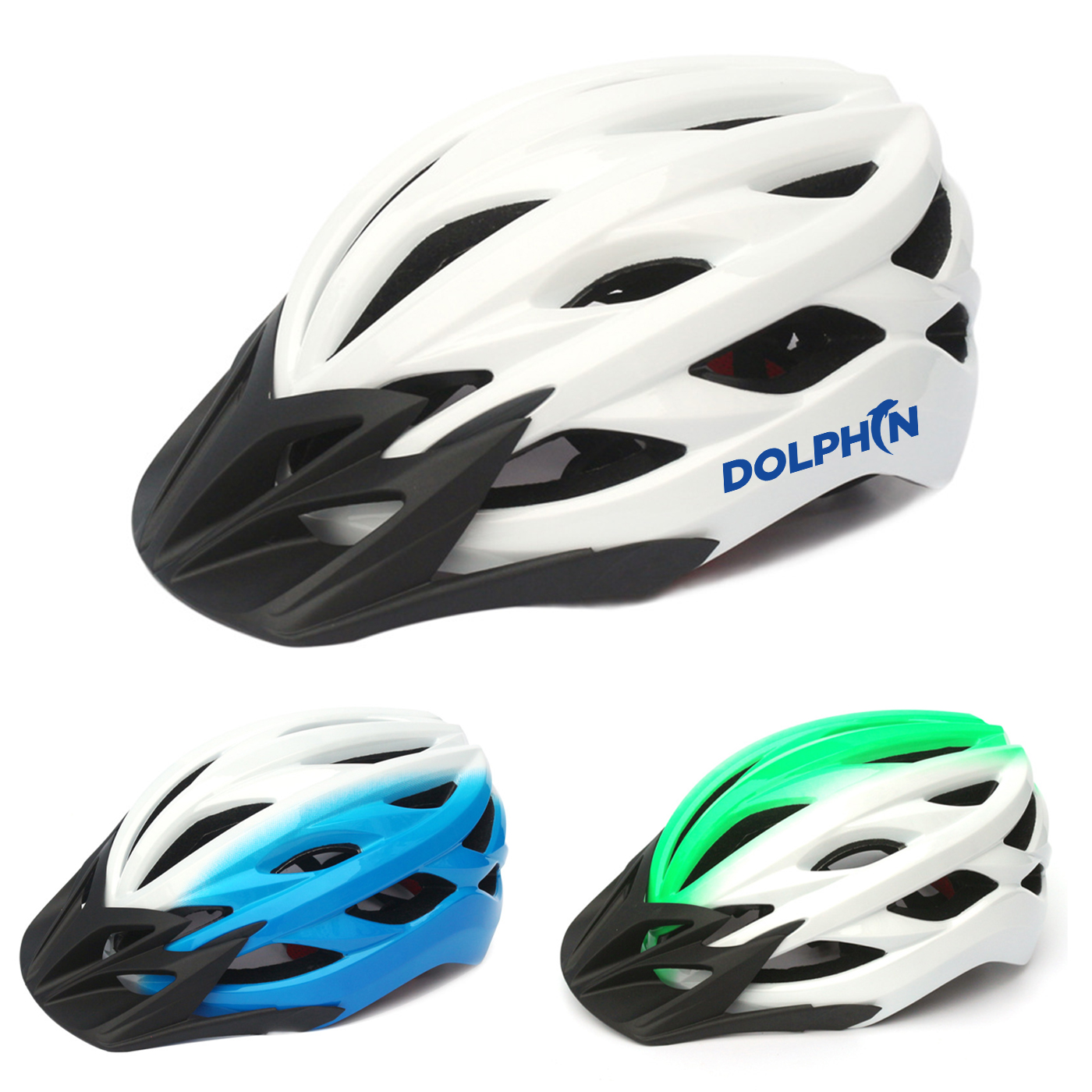 Outdoor Unisex Bike Helmet With Detachable Visor