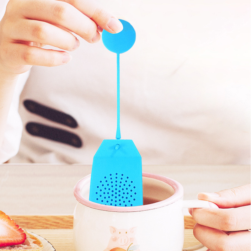 Reusable Silicone Tea Bags With Long Rope2