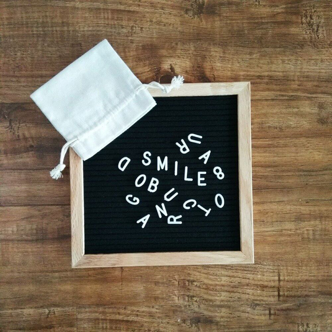 Wood Framed Felt Letter Board2