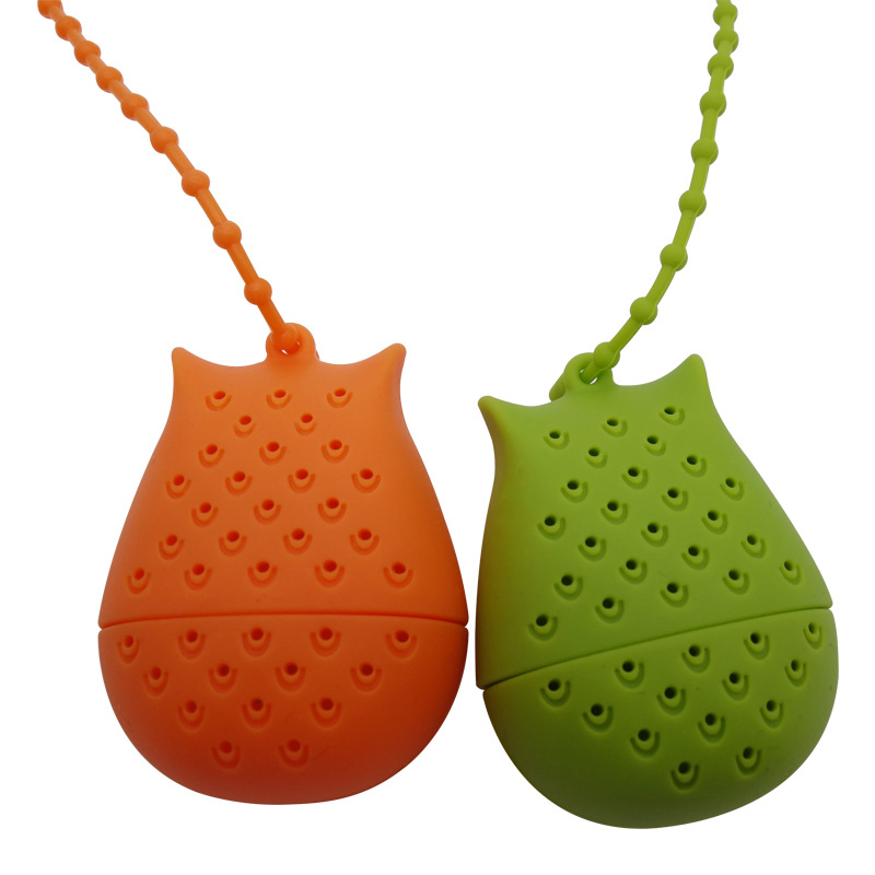 Reusable Owl Shaped Silicone Tea Infuser1