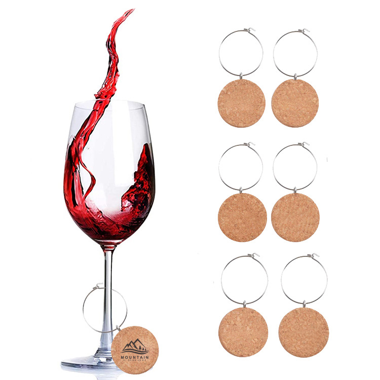 Custom Cork Wine Charms