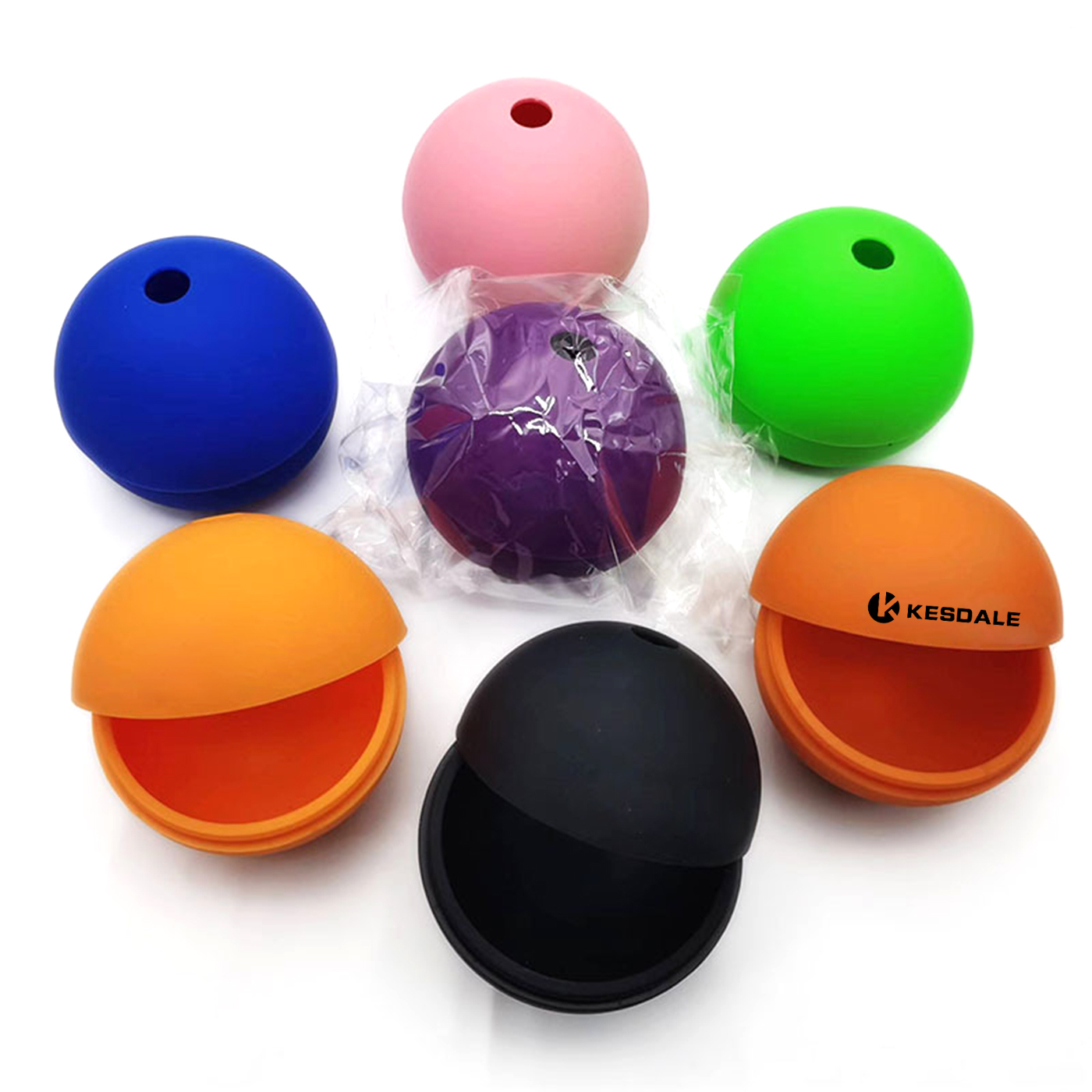 Eisballform, Silikon, einzeln