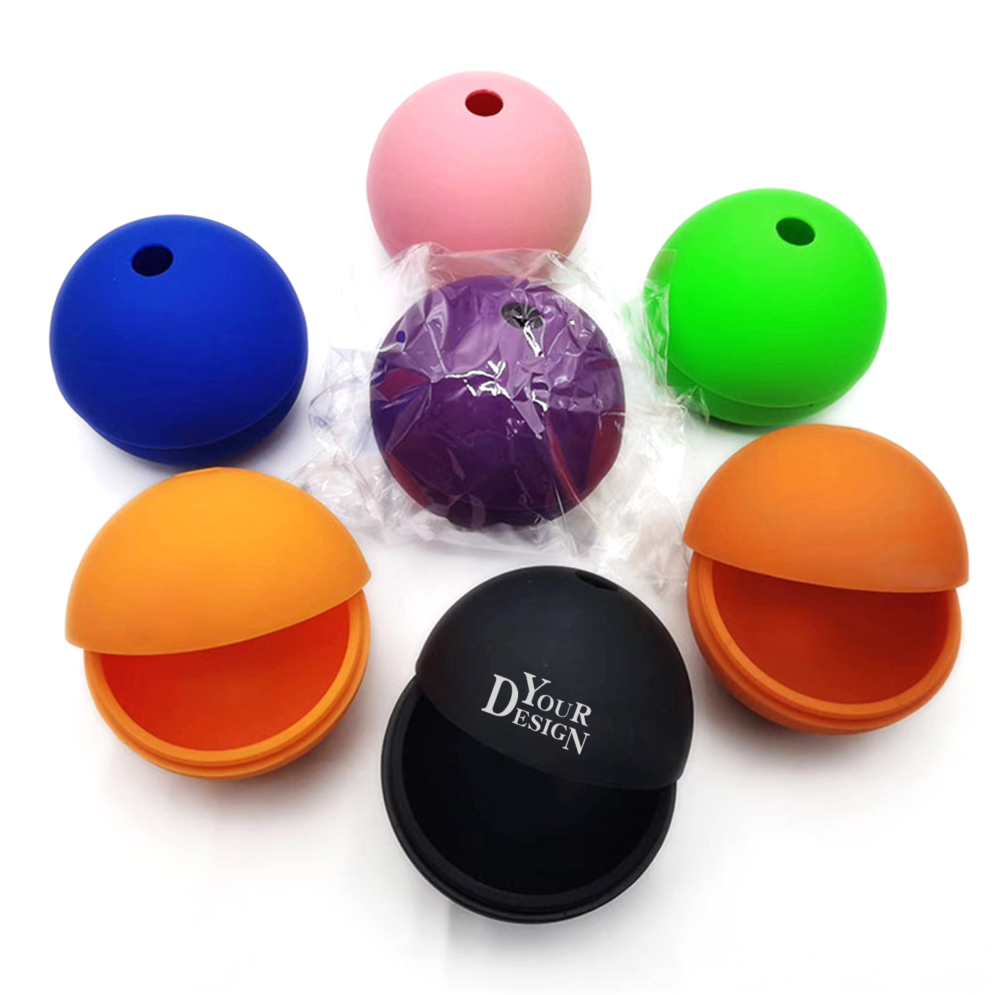 Silicone Ice Ball Maker Mold1