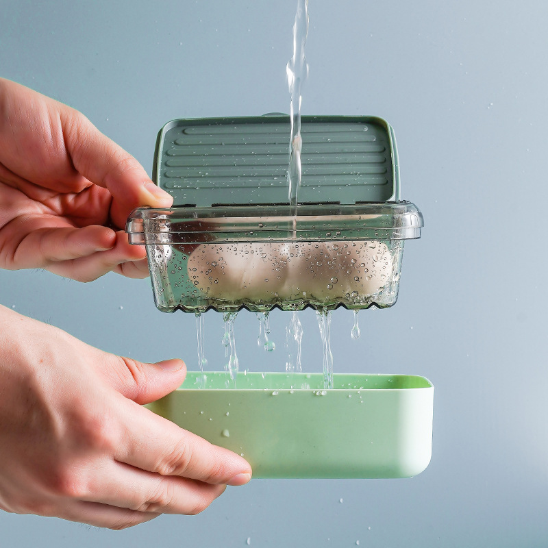 Plastic Portable Soap Case With Lid