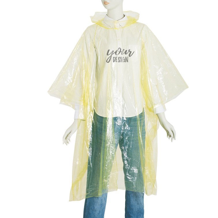 Promotional Disposable Square Rain Poncho1