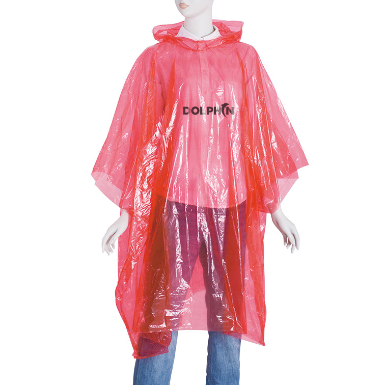 Promotional Disposable Square Rain Poncho