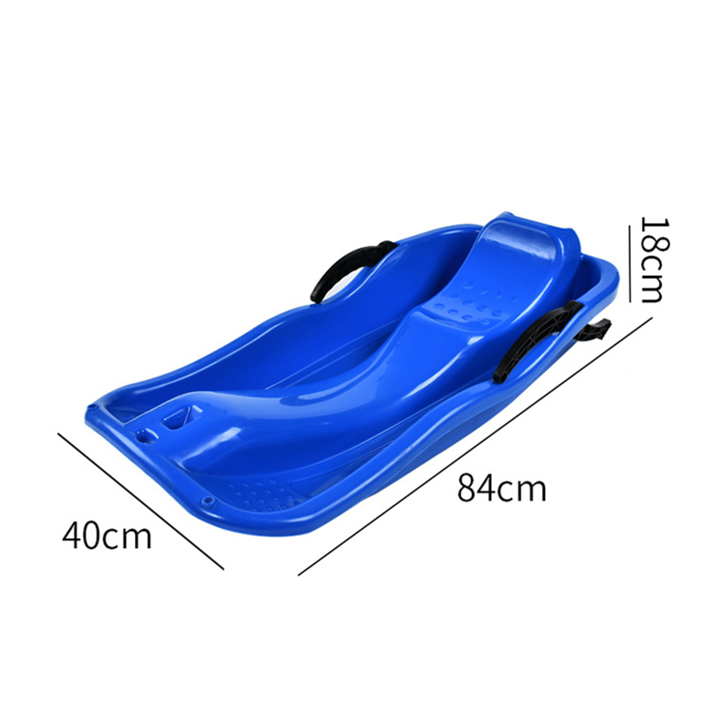 Custom Plastic Toboggan Snow Sled 2