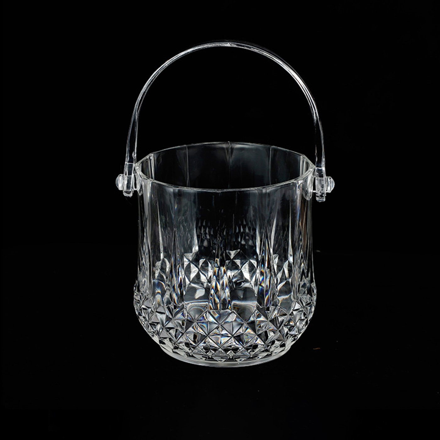 Acrylic Crystal Ice Bucket With Handle1