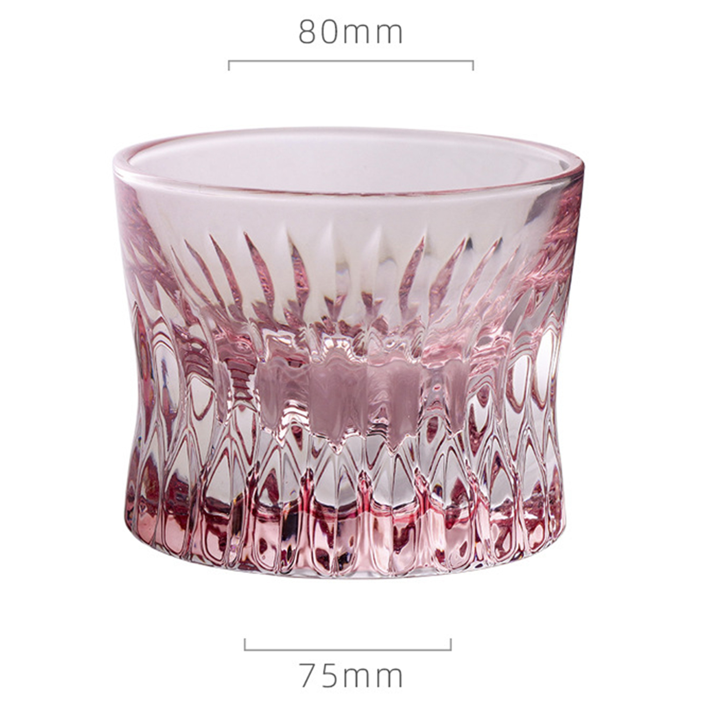 3.5 oz. Crystal Whiskey Corset Glass2