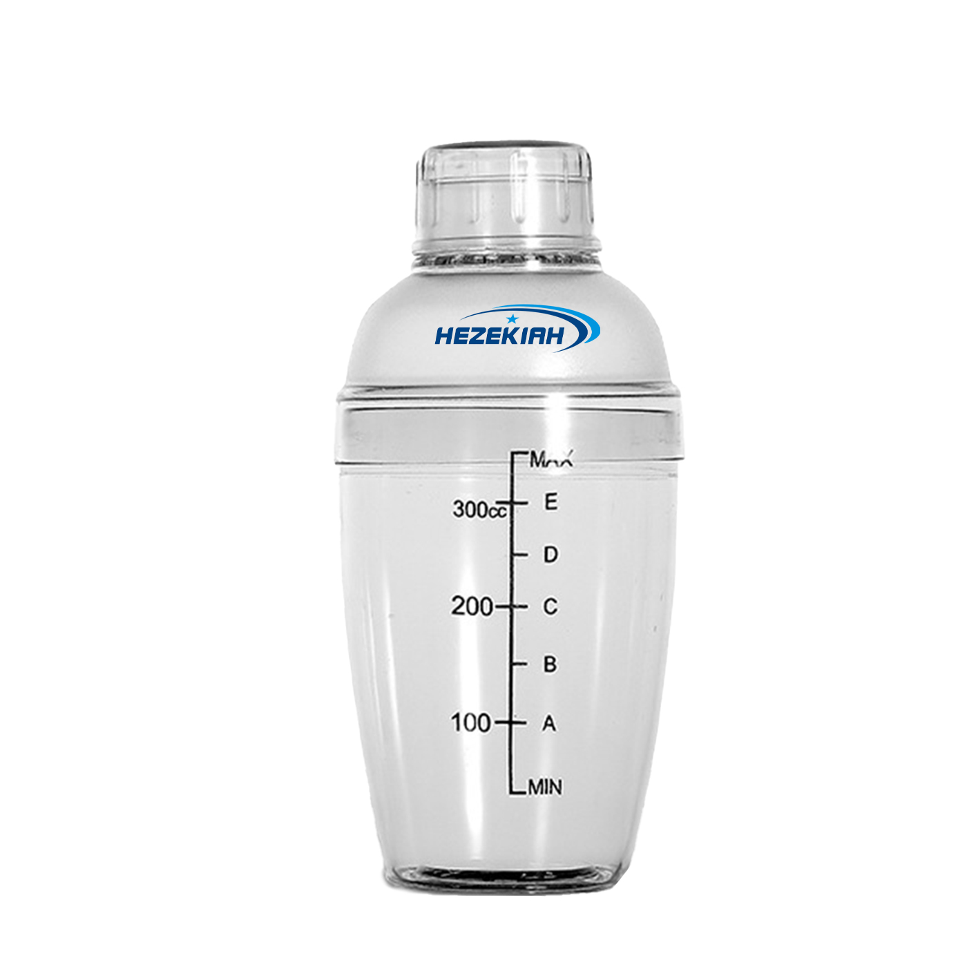 350ml Transparent Cocktail Shaker With Scale