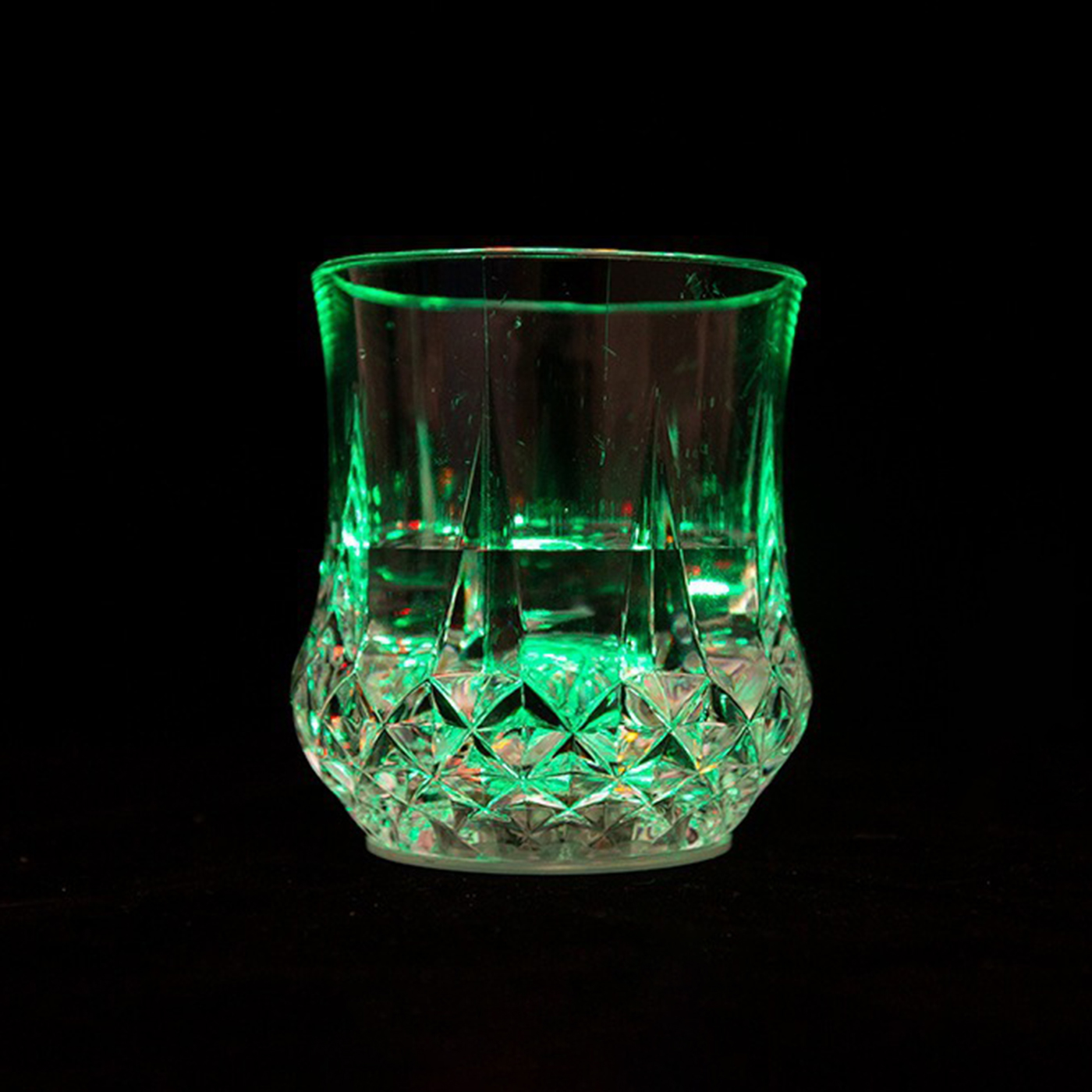 Weinglas, induktiv, Ananasform, LED